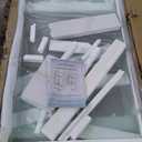 WOODBRIDGE MBSDC 6062-C Frameless Bathtub Shower Doors 56-60" Width x 62" Height with 3/8"(10mm) Clear Tempered Glass in Polished Chrome Finish