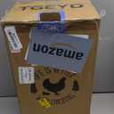 Tgeyd Chicken Feeder and Waterer Set (3 Gal/15 Lb) Hanging Automatic Poultry Feeder, No-Waste, Chicken Accessories for Chicken Coop and Run