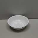 FOMIYES Vintage Enamel Foot Soaking Basin, Retro Foot Bath Soak Tub for Spa Pedicures, Multi-Purpose Wash Basin for Feet, Face, Laundry, and More, 11.81 X 11.81 X 3.54 Inches, White with Blue Rim