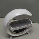 Smart Alarm Clock with Wireless Charging, 9.45" RGB Night Light Table Lamp, Bluetooth Speaker, Sound Machine, Sunrise Wake Up Light, Dimmable LED Lamp for Bedroom, Home Office, Dorm