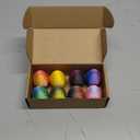 8PCS 3D Printed Easter Dragon Eggs with Dragon Inside, Easter Eggs Toys, Mystery Dragon Egg Figures, Easter Basket Stuffers, Egg Hunt Party Favors, Prefilled Easter Eggs Gifts for Kids and Adults