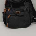 BabbleRoo Diaper Bag Backpack - Baby Essentials Travel Tote - Multi Function Waterproof Diaper Bag, Travel Essentials Baby Bag with Changing Pad, Stroller Straps & Pacifier Case - Unisex, Black