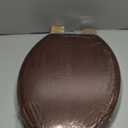 Angel Shield Durable Wood Veneer Natural Toilet Seat Metal Hinged Easy Clean Anti-scratch American Standard(Elongated,Dark Walnut)