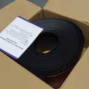 Vinyl Baseboard Molding Trim 4 Inch x 40 Feet Peel and Stick Baseboard Trim Flexible PVC Cove Base Moulding Self-Adhesive Trim for Garage Bathroom Cabinet Floor Walls, Black