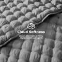 WDCOZY Dark Grey King Size Quilt Bedding Sets with Pillow Shams, Deep Lightweight Bedspread Coverlet, Quilted Blanket Thin Comforter Bed Cover, All Season Summer Spring, 3 Pieces, 104x90 inches