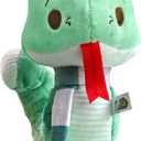 KIDS PREFERRED Harry Potter Slytherin Green Snake Plush Stuffed Animal with Embroidered Details and Green Stripped Scarf Hogwarts House Collectible for Babies, Toddlers, and Kids 6 Inches
