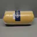 DJY Striped Quilt Set Queen Size, Yellow Grey Boho Striped Patchwork Leaves Printed Bedspread Coverlet Set 3 Pieces Soft Lightweight Microfiber Quilted Bedding Set for All Season (96"x90")