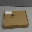 GLINTZ Large Folding Mirror Portable, Travel Foldable PU Adjustable Rectangular Ultrathin Vanity Mirror Rounded Corner with Multi Stand Angle, for Travel, Camping, Home (8.9"L x 6.5"W)