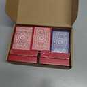 Outus 12 Decks Waterproof Playing Cards Plastic Poker Game Jumbo Index Large Size Waterproof Washable for Texas Holdem Poker Family Game Birthday Party for Beach Pool Camping