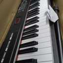 88 Key Piano Keyboard, Semi Weighted Electronic Digital Piano with Music Stand, Power Supply, Sustain Pedal, Bluetooth, Stand, MIDI, for Beginner Professional at Home, Stage