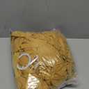 VDS - Gold | Spandex Chair Sashes Bows | 100 PCS | Stretch Elastic Banquet Universal Folding Chair Band Tie with Silver Buckle Slider for Wedding Party Conference Celebration Event Decoration