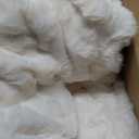 Bedsure Soft Cozy King Size Fleece Blankets for Bed Off White 108"x90"