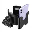 Suranew Universal Stroller Cup Holder, Adjustable Drink Holder with Phone Holder for Baby Stroller, Wheelchair, Walker, Bike, Scooter, Gifts for Family Member