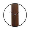 Large Wall Clock 30 Inch Modern Wall Clock for Living Room Decor, Silent Non-Ticking Battery Operated Rustic Big Clock with Walnut Dial, Decorative Minimalist Clock for Bedroom, Farmhouse, Office