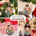 2 x Puerto Rico Christmas Ornament 2025 - Puerto Rico Gifts for Men, Women, Travel Souvenir Gifts for Mom, Dad, and Friends - 2 Layered Wooden Coqui Frog Ornament for Christmas Tree