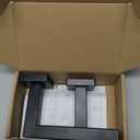 Toilet Paper Holder, Wall Mounted Post Pivoting Square Tissue Holders Roll Holder Hangers for Bathroom, Commercial Toilet Paper Dispenser, Matte Black