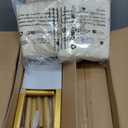 Arch Backdrop Stand and Cover Set of 2 (6FT/7.2FT), Metal Backdrop Stand Stand with Ivory Cover, Gold Wedding Arch Stand for Party Background Decoration