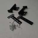 Adjustable Headboard Brackets for Metal Bed Frame Universal Brackets for Headboard with Footboard Extension Kit Fit Twin Full Queen King 2 Pcs Matte Black