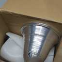 Simple Deluxe Clamp Lamp Light Socket with 5.5 Inch Aluminum Reflector, Suit for Max 60 Watt Lamp (No Bulb Included) with 18/2-Gauge 6 Feet Cord, 2 Pack,Silver