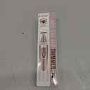 Ear and Nose Hair Trimmer Clipper - 2025 Professional Painless Eyebrow & Facial Hair Trimmer for Men Women, Battery-Operated Trimmer with IPX7 Waterproof, Dual Edge Blades for Easy Cleansing Pink