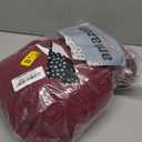 Turquoize 2 Piece Chair Covers Chair Slipcovers for Living Room Small Armchair Chair Cover with Arms Washable Furniture Cover for Chairs Feature Thick Jacquard Fabric (Small Armchair, Burgundy)