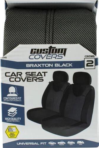Custom Accessories Black Bucket Low Back Seat Cover - 40406