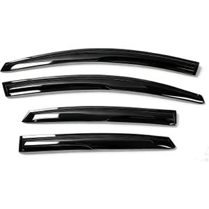 munirater Window Visors Rain Guard Wind Vent Shade Deflector Replacement for 2013-2019 Nissan Sentra Sedan 4-Piece Set Black