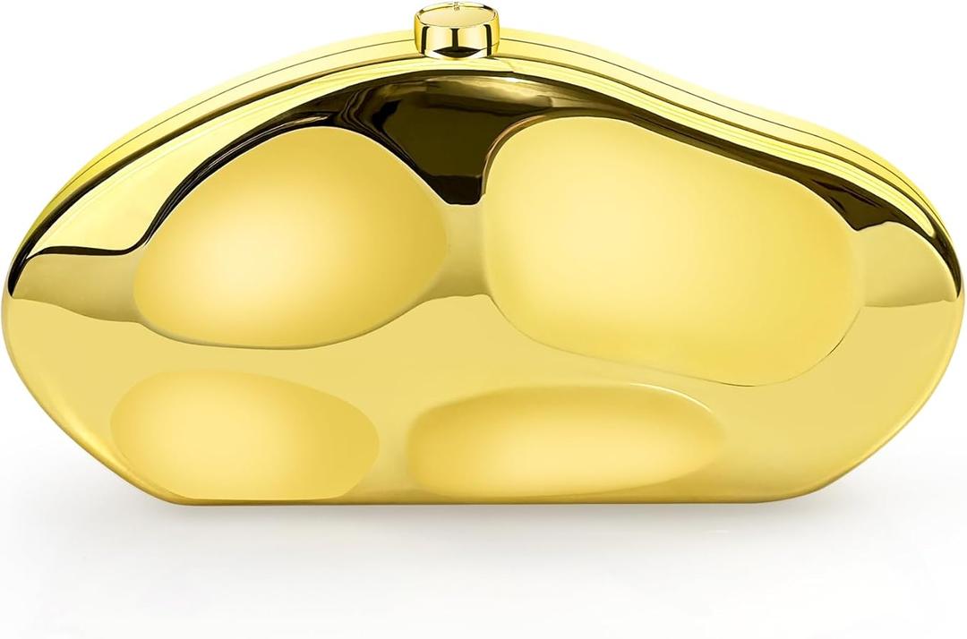 Acrylic Clutch Purse Formal Evening Bag Metallic Clutch for Women Prom Wedding Dress Clutch Bag