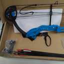 Compound Bow Archery for Youth and Beginner, Right Handed,19-28 Draw Length,15-29 Lbs Draw Weight, 260 fps
