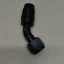 EVIL ENERGY 12AN Hose End Fitting 45 Degree Swivel for CPE Braided Hose Black