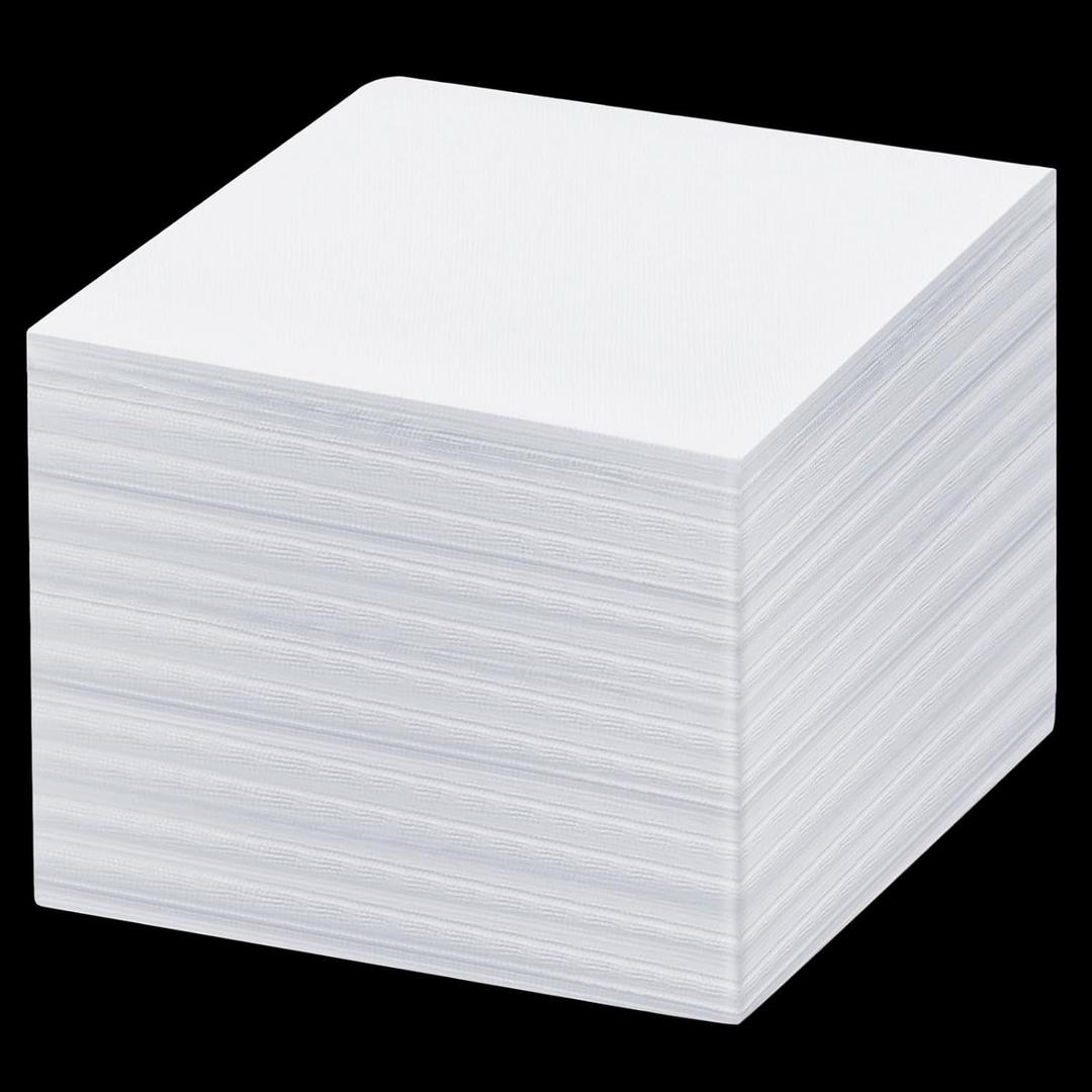 Peryiter 150 Pcs 2.5 x 2.5 Inches Cotton Fabric Squares Precut Quilting Fabric Bundles Mini White Cotton Fabrics Squares for DIY Beginners Sewing Craft for Patchwork Sewing Scrapbooking Quilting