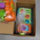 Montessori Toys for 1-2 Year Old Boys Girls, 1st First Birthday Gift for One Year Old, Baby 12-18 Month Educational Shape Matching Game w/ Lights & Sound, Fine Motor Learning Toys for Toddlers 1-3 (Blue)