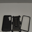 I-Blason Armorbox for Samsung Galaxy A15 5G Case with Kickstand & Belt Clip, Full-Body Rugged Bumper Case with Built-in Screen Protector (Black)