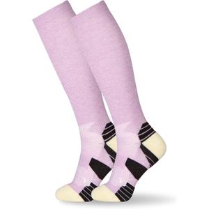 +MD Cotton Compression Socks for Women and Men 4/6 Pairs 15-20 mmHg Knee High Socks for Sports Travel Nurse Edema (9-11)
