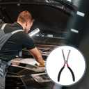 3 x Electrical Disconnect Pliers, Automotive Electrical Connector Pliers Spark Plug Pliers Car Electrical Plug Pliers for Easily Disconnection The Locking-Push Tab Electrical Connector(Black)