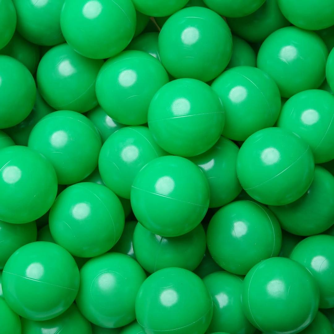 Realhaha Large Plastic Balls for Ball Pit Kid Playball 100count 2.76inch
