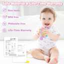 SOONYANG Montessori Toys for 1 Year Old Girl, Toddler Toys Travel Activities Busy Board Cube for 1 Year Old Girl Gifts, Sensory Toys for Baby Gifts, Learning Fine Motor Skills Toddler Girl Toys (Pink)