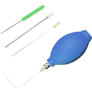 Easy Egg Blower Empty Egg Tools One Hole Egg Pump and Drill Easter Egg Maker Supplies Ukrainian Egg Decorating Kit Blue