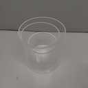 3 Pcs Clear Cylinder Vases Bulk Acrylic Cylinder Round Flower Wide Mouth Vase for Centerpieces 5.9/5.11/3.93in Decorative Vase for Flowers Candle Holder Home Wedding Party Table Decoration