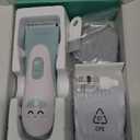 Baby Hair Clippers, Ceramic Blade Electric Kids Hair Trimmer, Ultra-Quiet Cordless Rechargeable Waterproof Haircut Kit for Kids & Adult