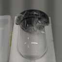 DuvinDD Glass Dome Cloche with LED Light Base Countertop Small Bell Jar Display Dome Clear Glass Display Case Deco, 4.33" D X 4.7" H, Valentines Day Gifts