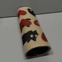 Artoid Mode Black Cat Love Heart Valentines Doormat,Home Decor Low-Profile Door Mat Switch Rug Floor Mat for Indoor Outdoor 17x29 Inch