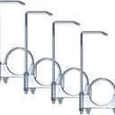 4 Pcs 2.5" Universal Exhaust Clamp with Hanger,Exhaust Hangers Fits 2-1/2" Exhaust Pipe