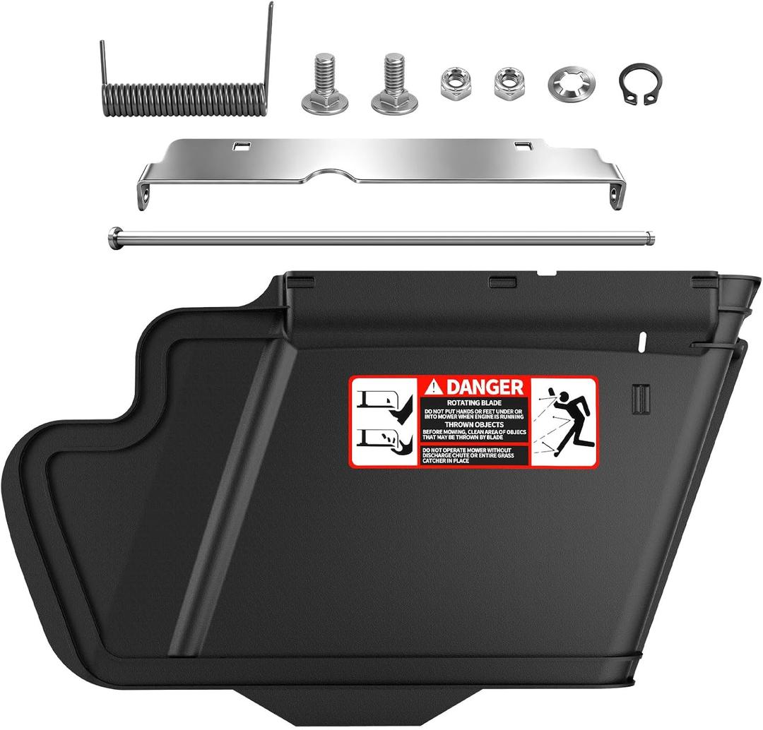 TCA16388 Discharge Chute Kit Compatible with John Deere 54C, 54D, 48C, 62D, X300, X304, Z355E, Z355R, Z375R Lawn Tractors, Replaces TCA16387 AM128245 AM128170 AM126290 M136526