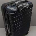 Coolife Carry On Luggage Airline Approved with Wheels Hard Shell Suitcase Spinner TSA Lock Telescopic Handle (20-inch-Teal blue)