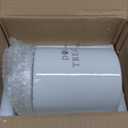 Barnyard Designs Large Dog Treat Container Airtight with Lid, Cute Rustic Ceramic Dog Treat Storage Jar for Kitchen Counter (White)