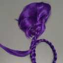 Purple Braided WigLong Braided Ponytail Wig - Anime Cosplay Wigs for Halloween Costume Party (40 Inch)