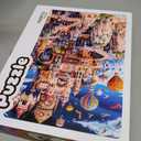 ROSE RAIN Premium 1000 Pieces Jigsaw Puzzles for Adults with Letters on Back Dust-Free Thick HD Board Colorful Fantasy Art Castle Cityscape Challenging Puzzle for Family Game Night Unique Gift, 1000PCS