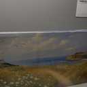 SERIMINO Coastal Landscape Large Wall Art, Country Scenic Canvas Art Wall Decor, Meadow Wildflowers Nature Art Prints, Rustic House Decorations Living Room Bedroom Above Bed Wall Pictures 20"X40"