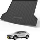 Elsetyler Custom Fit for Cargo Liner 2022-2024 2025 2026 Cadillac Lyrio - Black TPE All Weather Heavy Duty Waterproof Rear Cargo Tray Trunk Floor Mat Protector